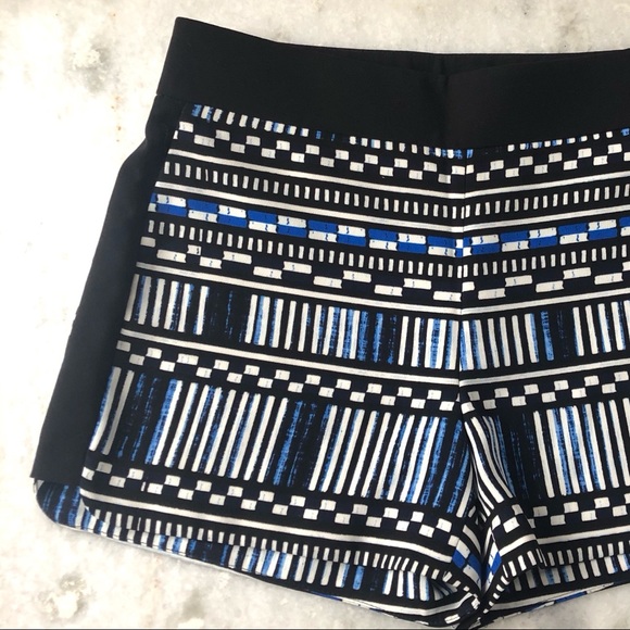 J. Crew Shorts Tuxedo Style Shorts with Geometric Print Size 2 - Picture 2 of 7
